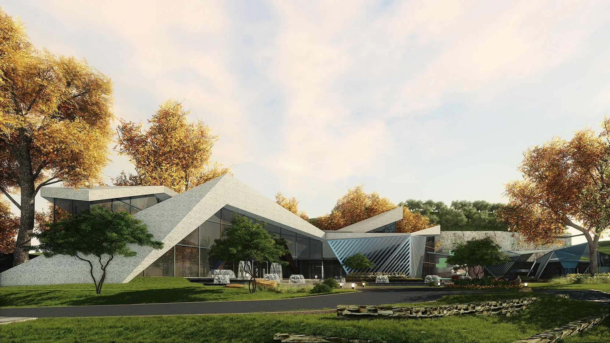 Архитектурная визуализация 3dsmax. Качественная визуализация. Область рендера. 3ds max визуализация экстерьера. Коттеджи для рендера.