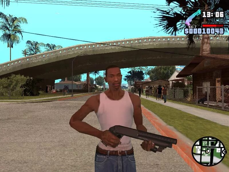 Д гета. GTA San Andreas Сиджей с дробовиком. Си Джей с оружием. Сиджей с пистолетом. Сиджей с пушкой.