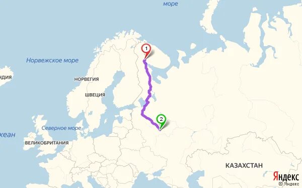 Сколько ехать до полярной