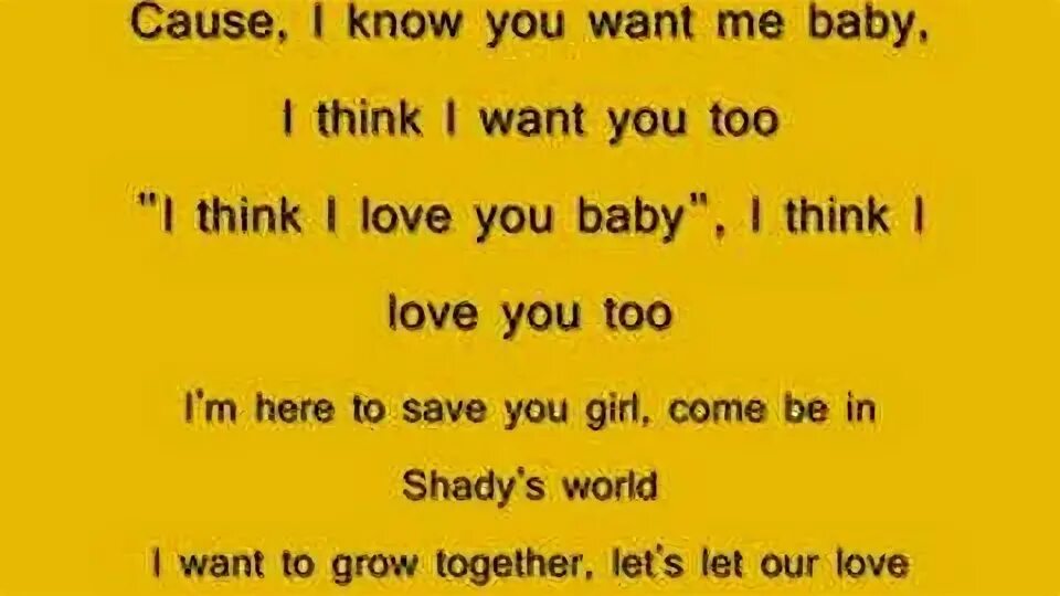 Песня baby you know that