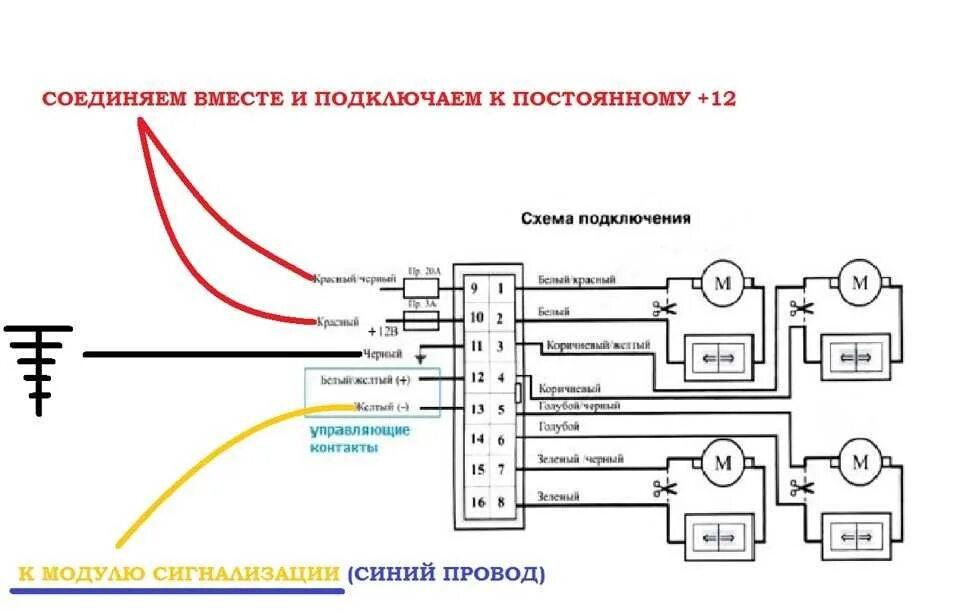 Схема соединения пожарных извещателей с гранитом-5. Стекло 2 схема подключения. Схема подключения модуля стеклоподъёмников. Модуль управления стеклоподъемниками 2 стекла схема. Схема подключения доводчик стеклоподъёмника.