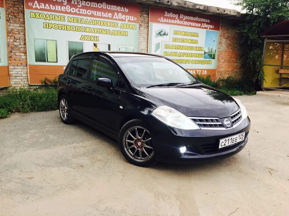 16 фото TIIDA + R19 + -30 RS-R - Nissan Tiida (1G), 1,6 л, 2007 года колёсные ди