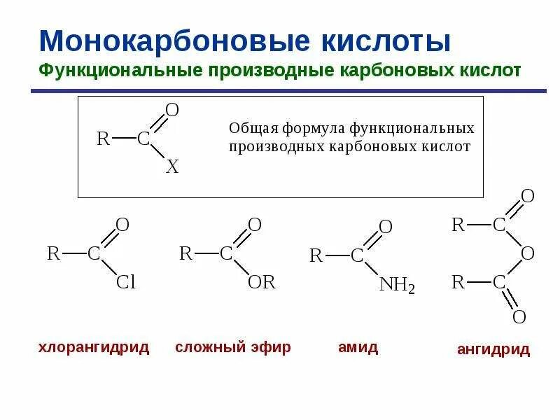 Какая функциональная группа кислот. Какая функциональная группа кислот