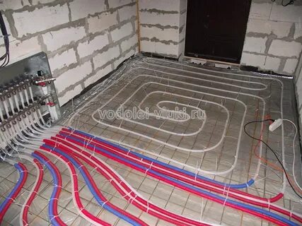 Теплый пол от газового котла в доме