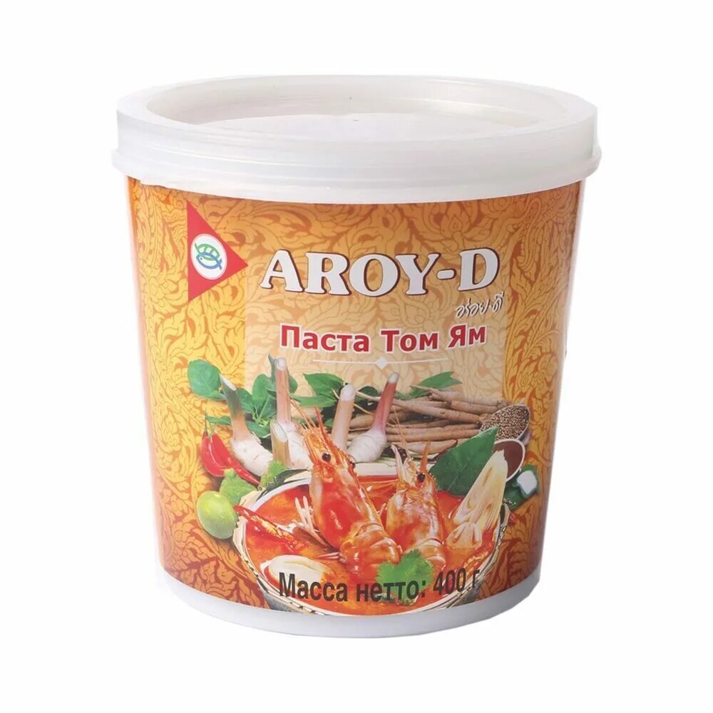 Aroy-d паста том ям кисло-сладкая, 400 г. Паста том ям 400 гр. Паста том ям Aroy-d 400г. Паста  Tom Yam кисло сладкая Aroy d 400 гр. Кис паста