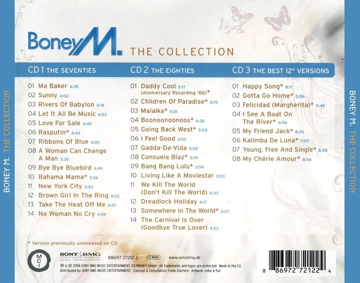 Текст песни бони м. Boney m cd1. Boney m - the collection. Сборник Boney m. Ноты Бони м.