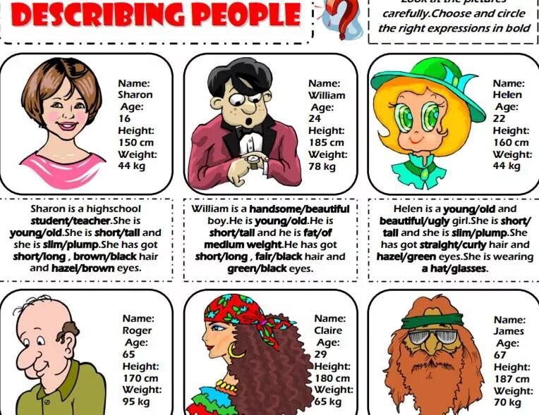 Внешность Worksheets. Describing people. Задания describing appearance. Карточка describe people.