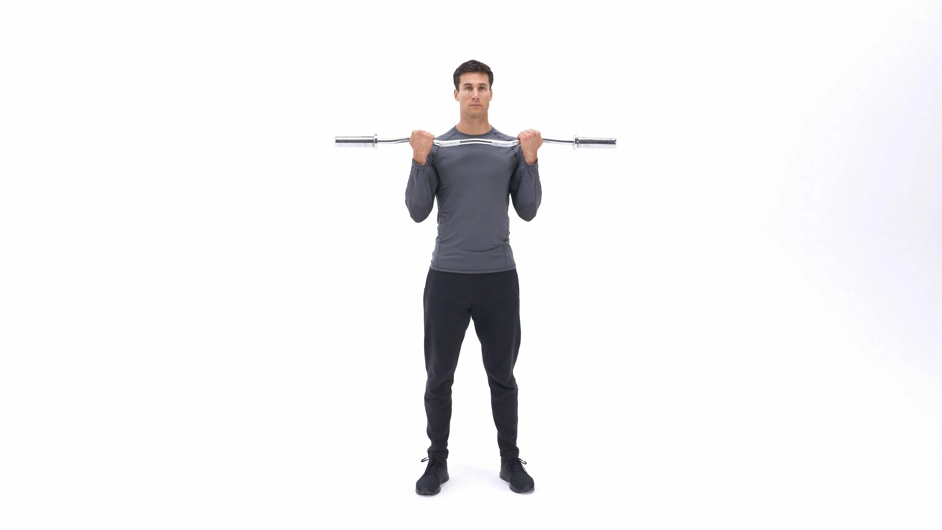 Barbell curl. Гриф для подъема на бицепс соревновательный. французский хват. ez bar curl. тренировка спины со штангой.