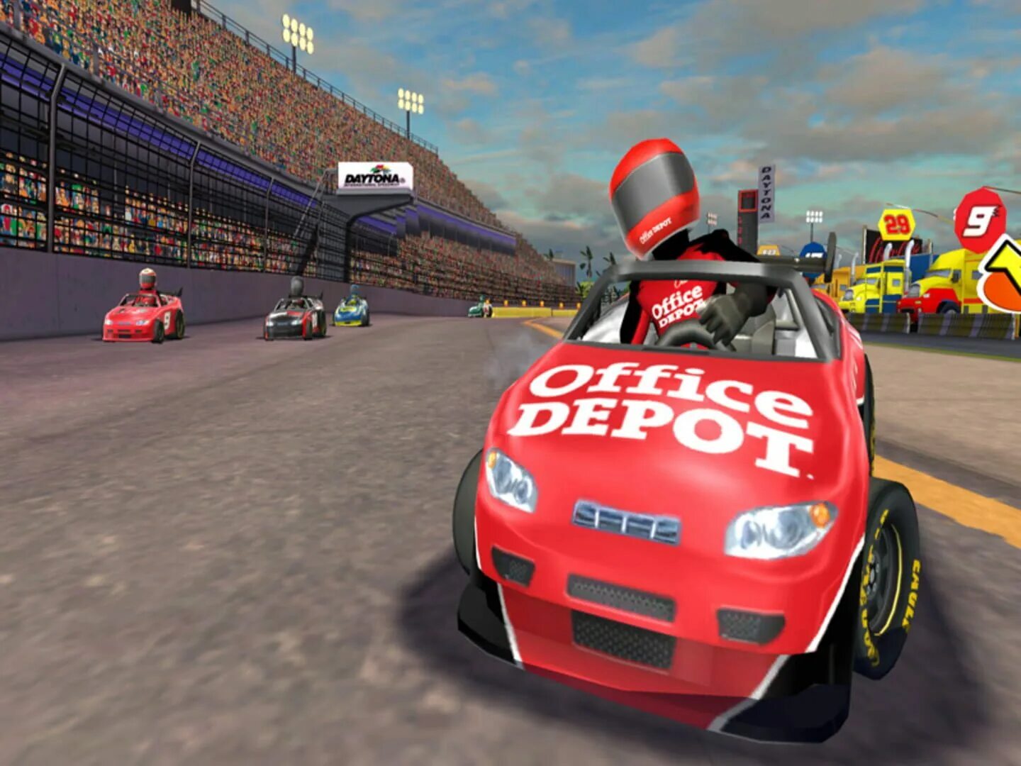 NASCAR Kart Racing. Гонки на картингах игра. Kart Racer. NASCAR Racers game.