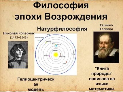 Галилей философия