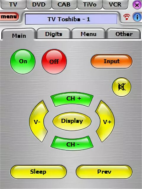 Main Toshiba Android.