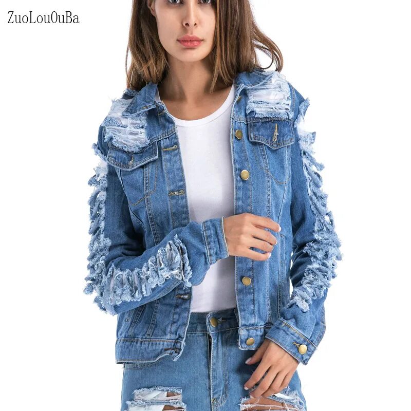 Купить джинсовую куртку женскую в магазине. Джинсовая куртка женская. Рваная джинсовая куртка. Джинсовки женские рваные. Рваная джинсовая куртка женская.