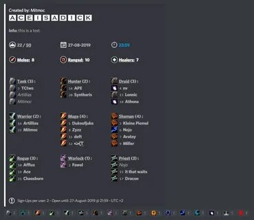 Raid helper