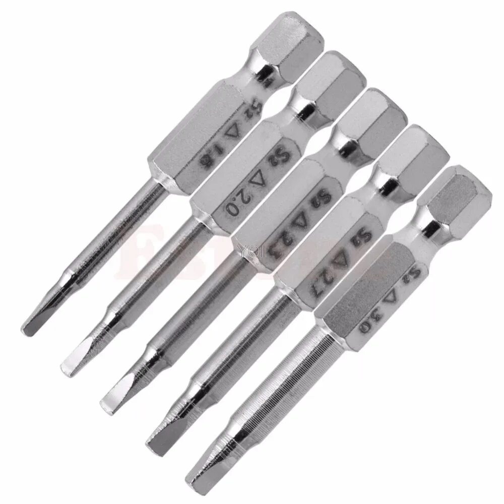 Купить биты для трека. 1/4 Hex Shank 50mm Magnetic Triangle head Screwdriver bits. Набор бит hex 1/4 1.5-6 mm. 5 Шт. S2 сталь магнитный треугольники головка отвертки 50 мм 1/4. Бита hex h5, 50mm, s2, Pobedit.