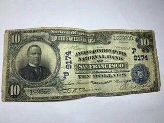 Продать 110 долларов в рублях. Доллар 1930 года. 10 Долларов купюра. Доллар США 1930 года. Купюра 10 долларов США.