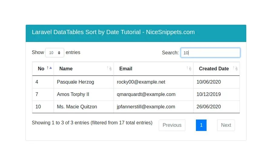 Sort date. Sort by date. yajra datatable. sort by. datatables пример с исходниками.