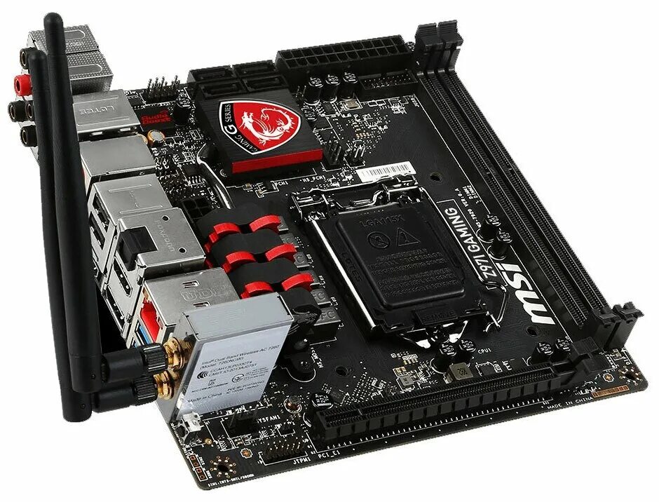 Купить материнскую lga 1150. Материнская плата MSI Mini ITX. Mini ITX материнская плата 1150. MSI z97i Gaming AC. Мат плата MSI LGA 1150.