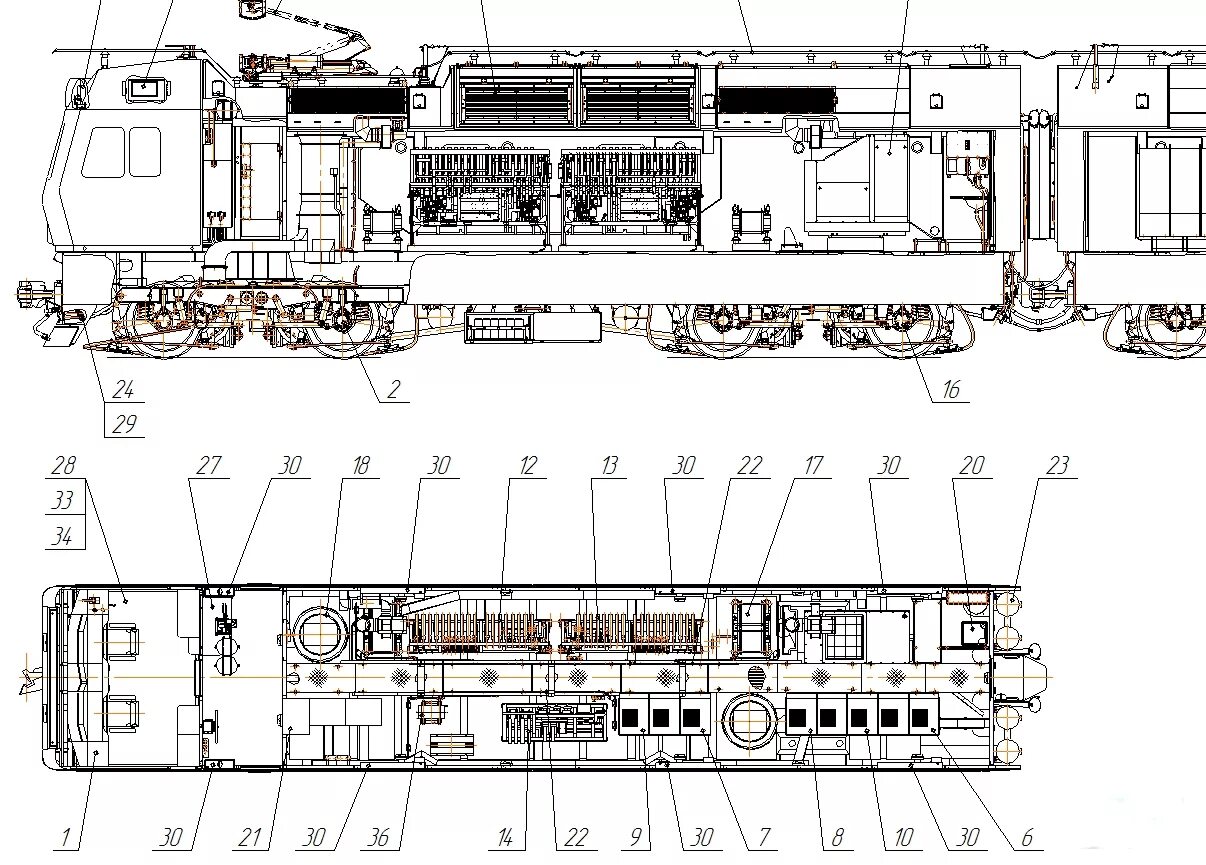 Карта электровоза. 2эс6 электровоз чертеж. Крышевое оборудование электровоза 2эс5к. 2эс10 гранит чертеж. Расположение оборудования на электровозе 2эс6.