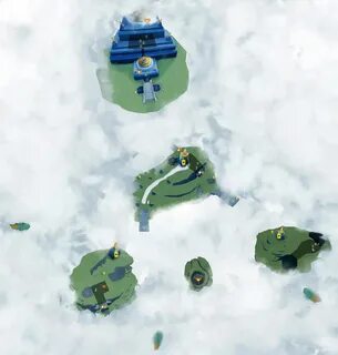 Карта sky children of the