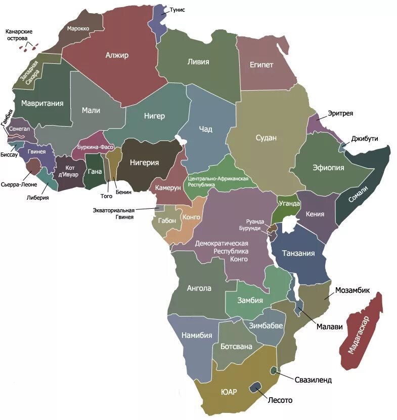 8 стран африки. Карта Африки. Джибути Страна в Африке. Политическая карта Африки. Политическая карта Южной Африки.