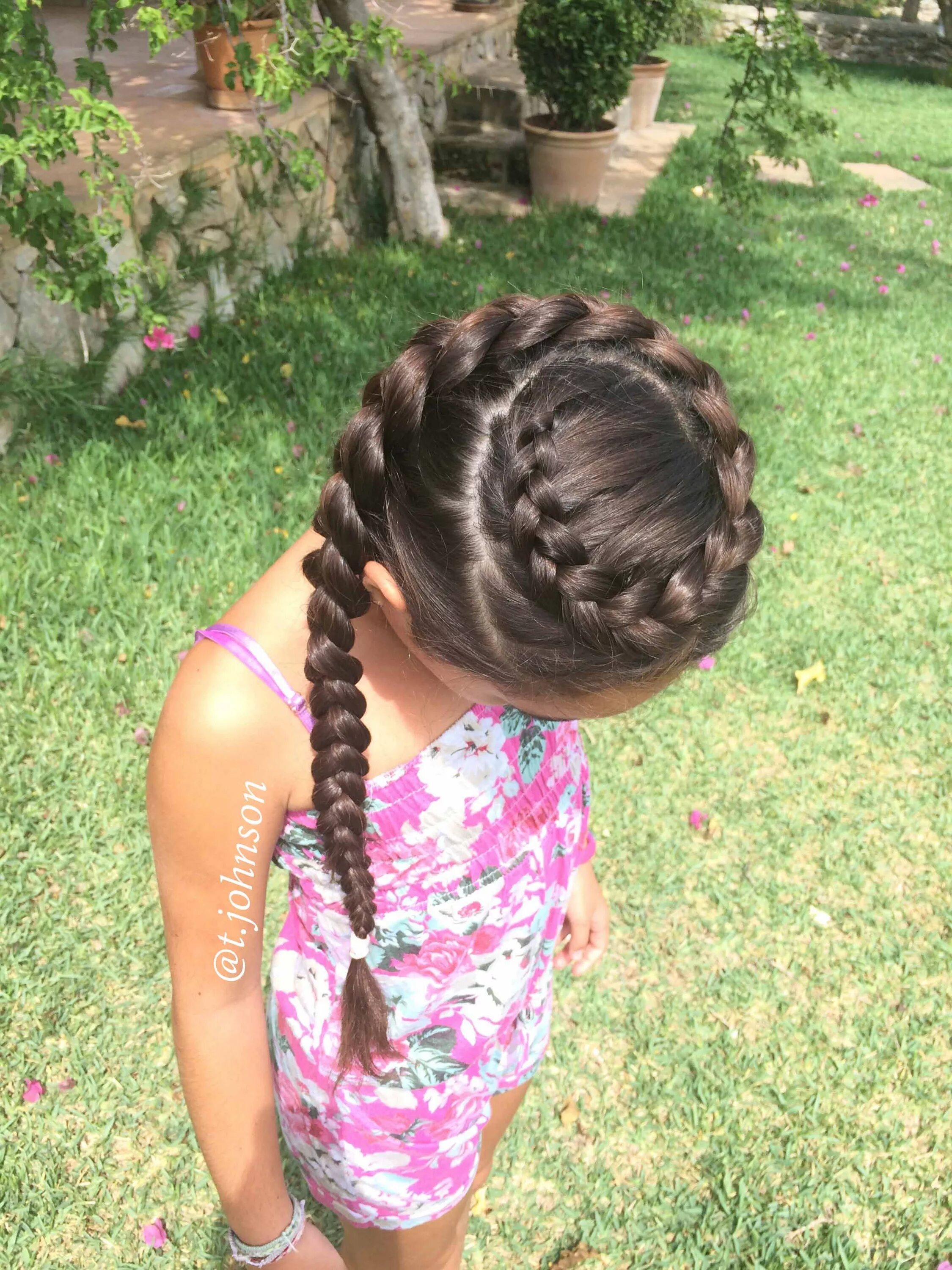 Dutch Starburst Braid Cute Girls Hairstyles - YouTube