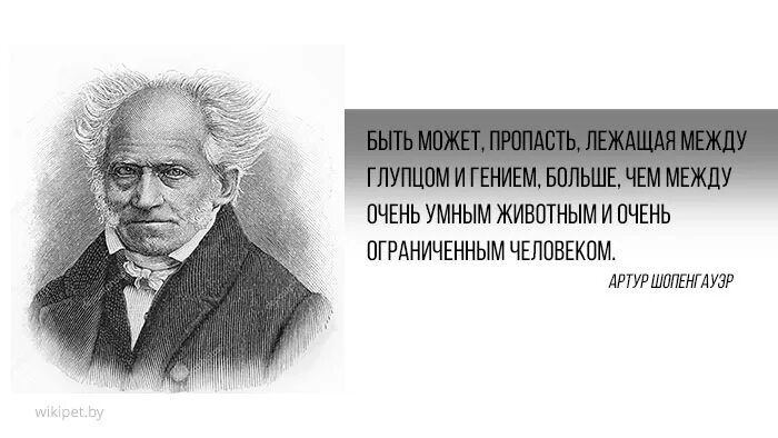 Шопенгауэр о жизни. Высказывания Артура Шопенгауэра.