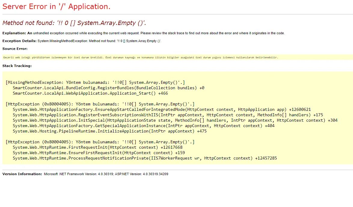 Config is empty. Config is empty