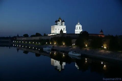 Псков ночь