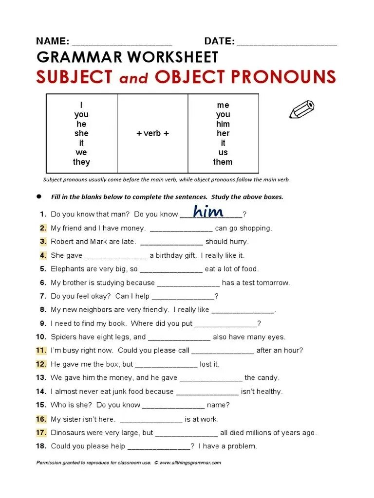 Subject 30. Pronouns exercises. Subject pronouns exercises. Direct indirect object exercises. Object pronouns.