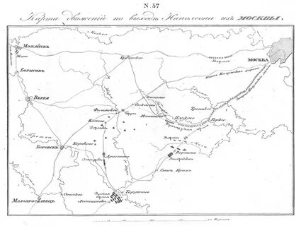 Контурная карта 1812
