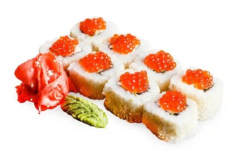 Роллы с икрой