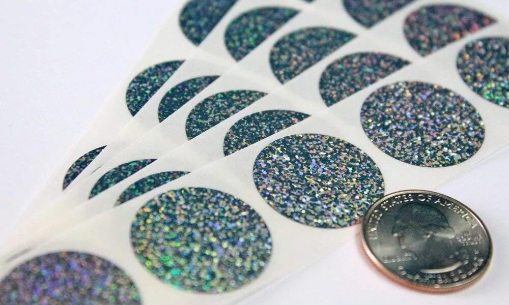 Glitter 1. Глиттер Holographic Silver. Блестящие наклейки. Наклейки с блестками. Самоклеящаяся, голографическая наклейка.