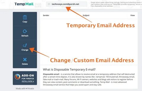 Ask email address