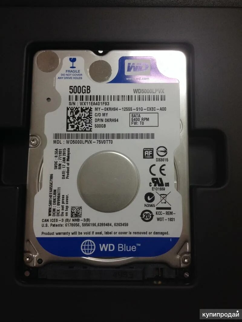 Wd5000lpvx 500gb. WDC wd5000lpvx. WD Blue 500gb 2.5. Wd5000lpvx - 08. Диск форм фактор 2.5