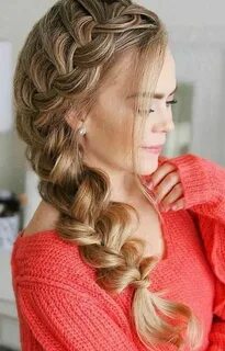 Косички на длинные волосы