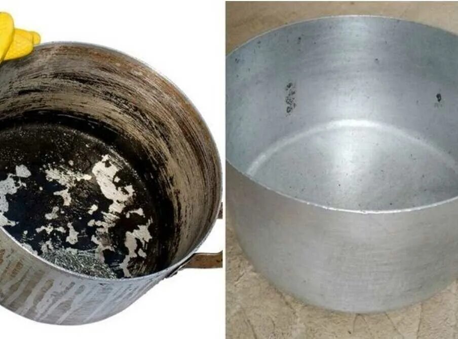 Сильно пригорела кастрюля из нержавейки