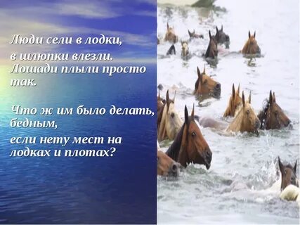 Слуцкие лошади в океане