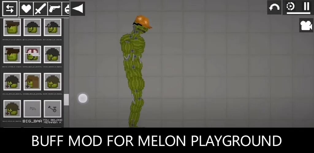 Мелон мод на пипла. Бесплатные моды в melon peopleground названия. buf human jaguar boy.