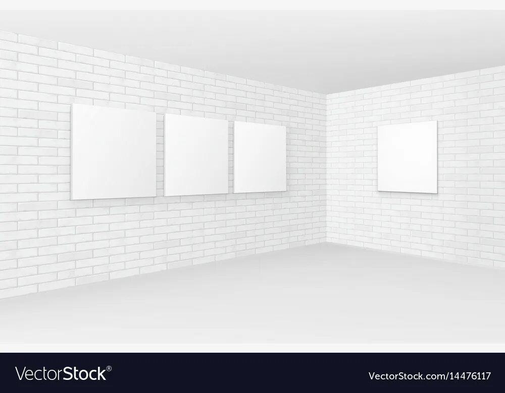 Vector empty. Brick wall mockup. empty poster. empty canvas png.
