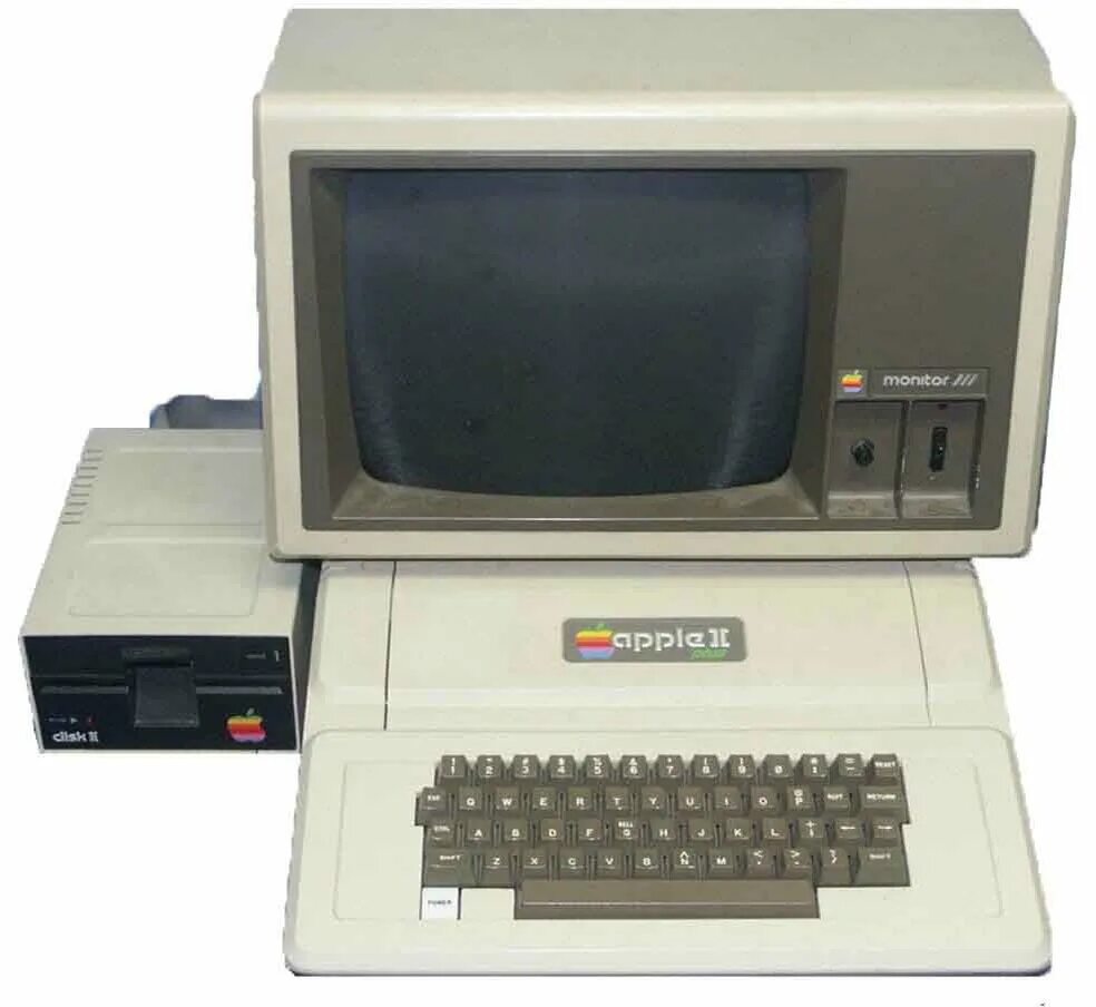 Компьютер apple ii. Apple ii 1977. эппл 2 компьютер 1977. первый персональный компьютер apple 2. пэвм apple 2.