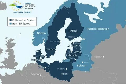 Границы стран на балтийском море