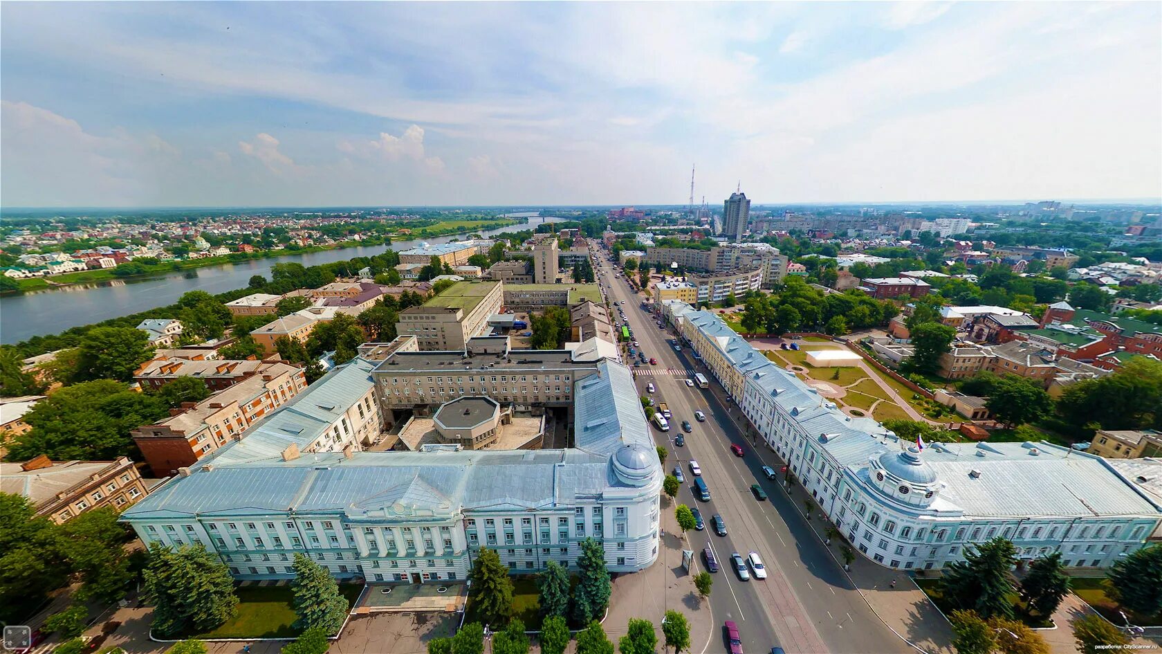 Версальский трезубец Тверь. Путевой дворец в Твери с птичьего полета. Трехлучевая площадь Тверь. Тверь центр. Тверь видео купить