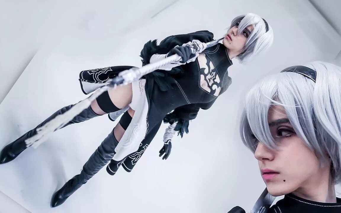 Lana rain cosplaying. Ниер автомата косплей. Косплей NIER Automata 2b невеста.