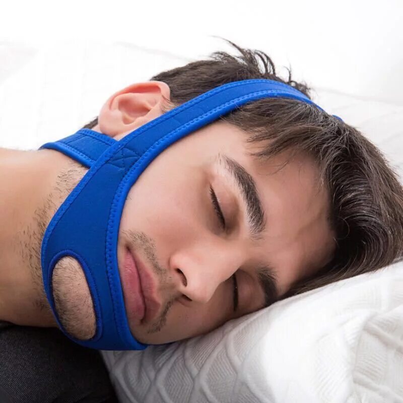 Храпит человек как избавиться от храпа. Anti snoring от храпа. антихрап апноэ. tv-394 повязка-бандаж &quot;антихрап&quot; zband.