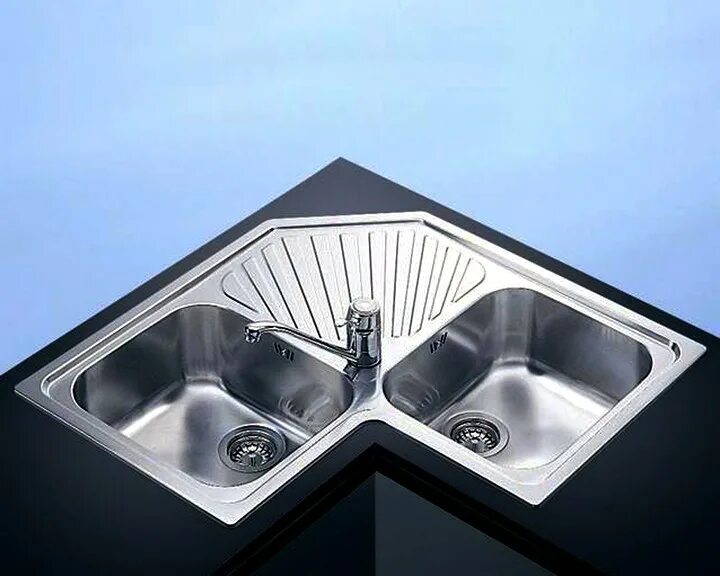 Legend 31.88'' L Drop-In Double Bowl Stainless Steel Kitchen Sink Corner sink ki