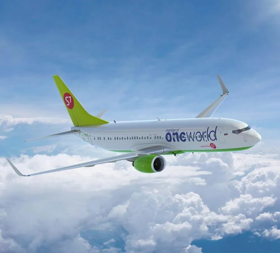 S7 ONEWORLD Боинг 737-800. Боинг 737-800 s7 в новой ливреи. Boeing 737 s7 Airlines. Самолёт s7 Airlines 737.