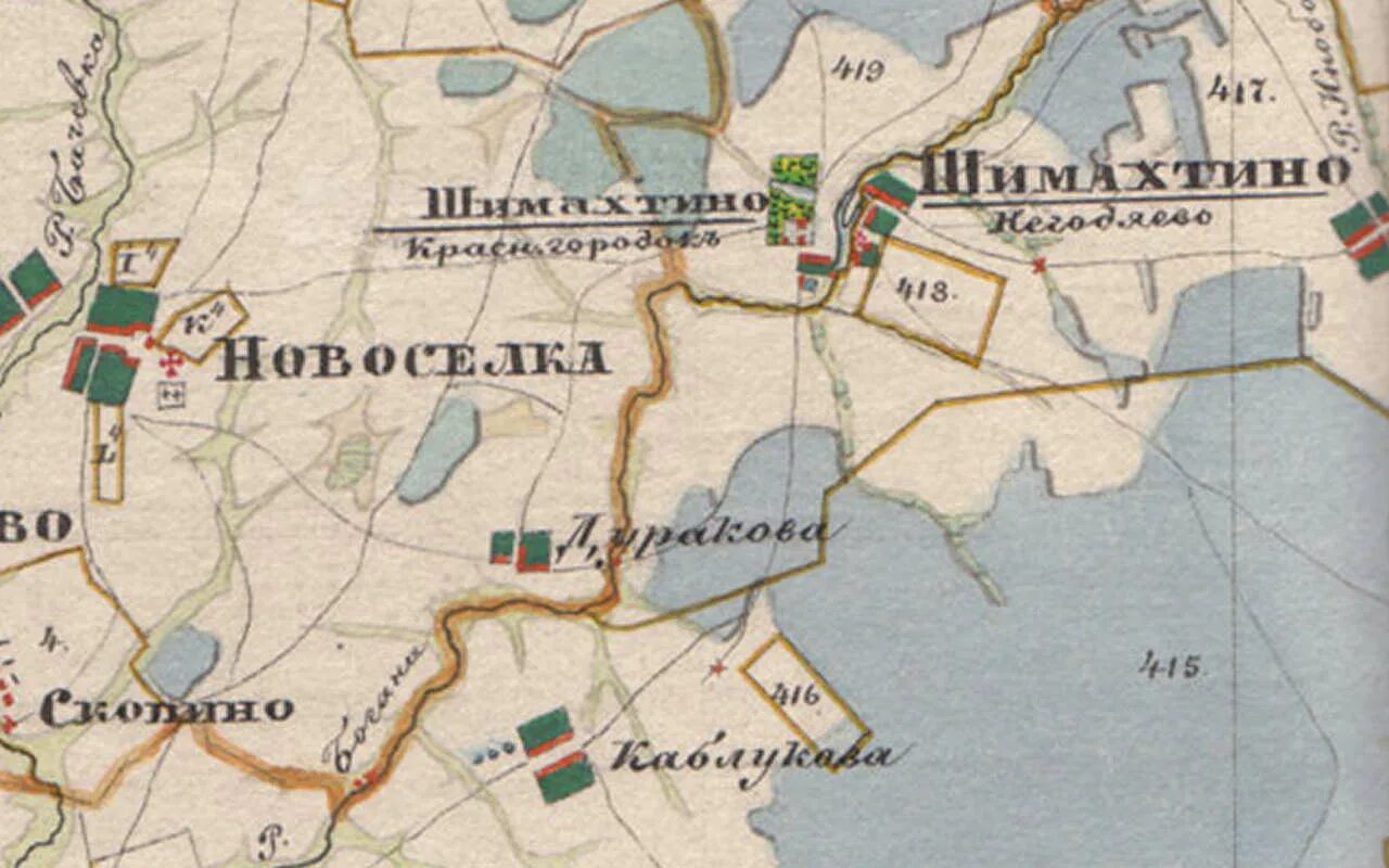 Карта киржачского района