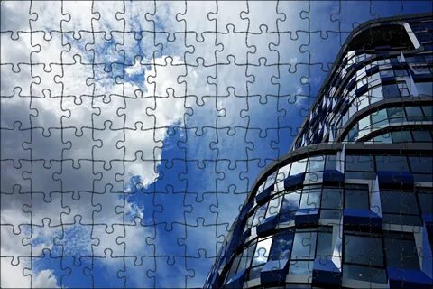 Blue building