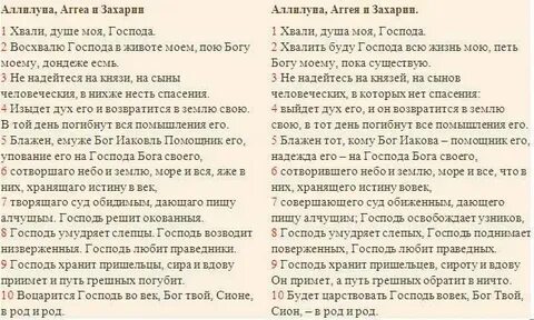 Хвали о душа моя господа слова