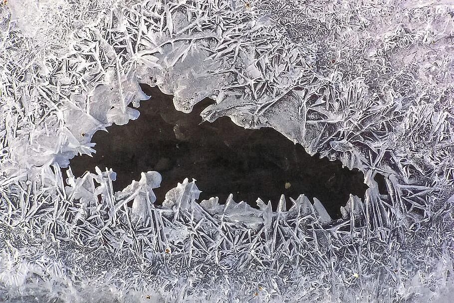 Тихо покрывает лед. Ледяная корка. ледяная лужа. корка льда на озере. морозные узоры на льду реки.